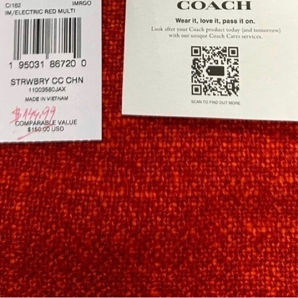 ❤️❤️❤️Coach strawberry coin case/wallet ......(NO METAL STRAP❤️❤️❤️ - Picture 7 of 8